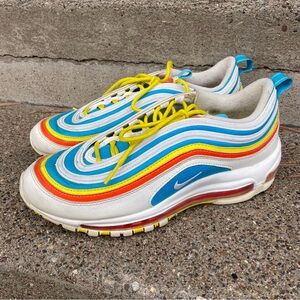 Nike Kids Air Max 97 Rainbow Sneakers 7Y